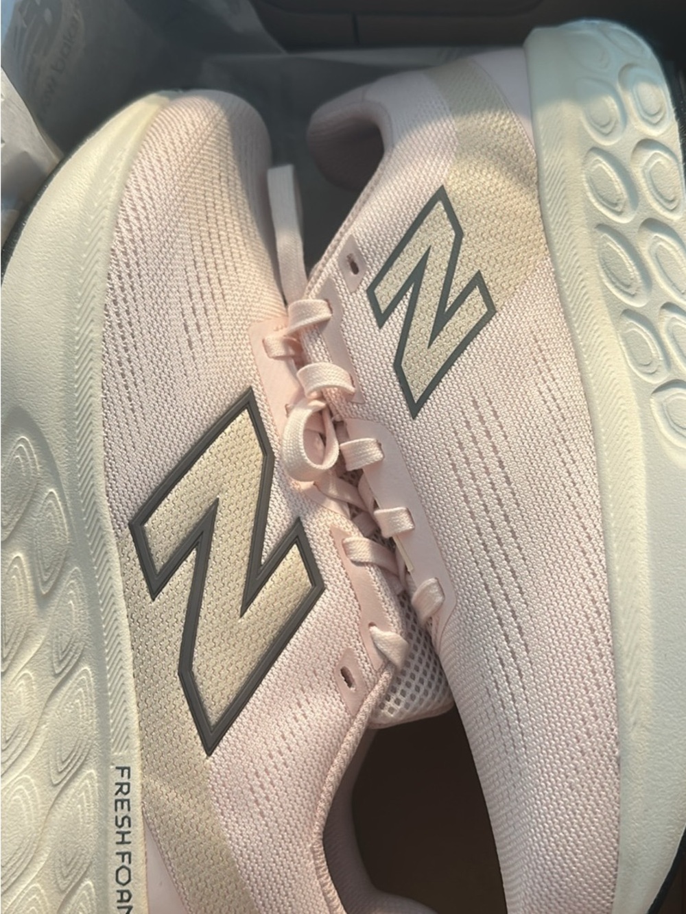New Balance Women's Light Pink Fresh Foam Running Sneakers